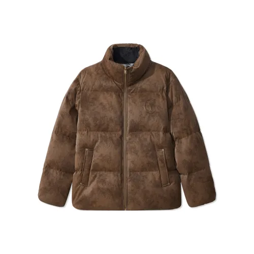Cabbeen Кофейный 65 Мужской Пуховик