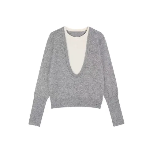 STARFEI Серый Женский Свитер