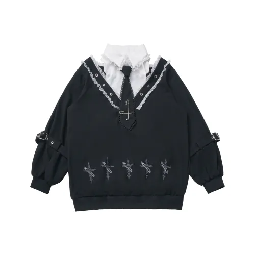 Pink Savior Mock Двухкомпонентный свитшот унисекс