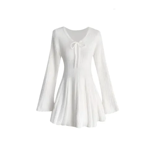 GRAYISMOON Длинное платье с длинными рукавами женское