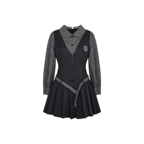 Annie The Темный Child Длинный рукав Платье Женское