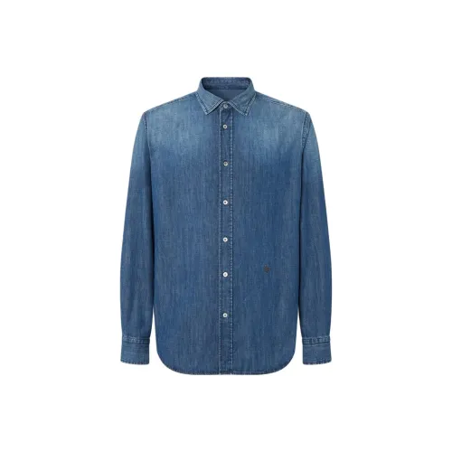 JACOB COHEN Medium Blue Мужские Рубашки