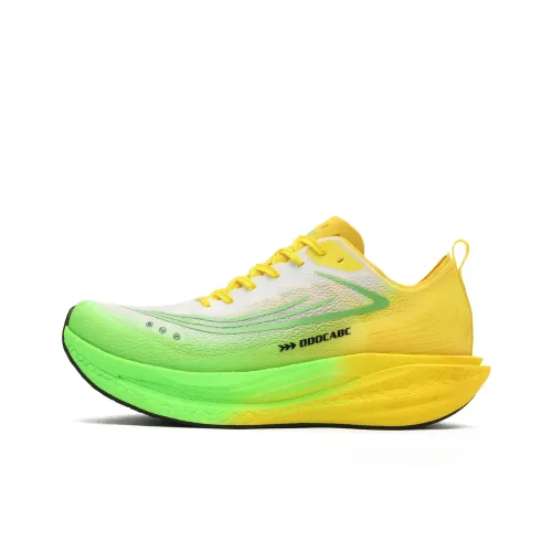 DDOCABC Беговые кроссовки Low Top Банановый Желтый Градиент Унисекс