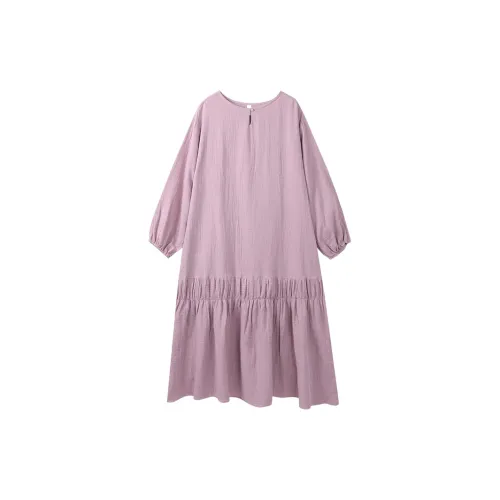 X QINGE Светло-фиолетовые Женские Ночные сорочки