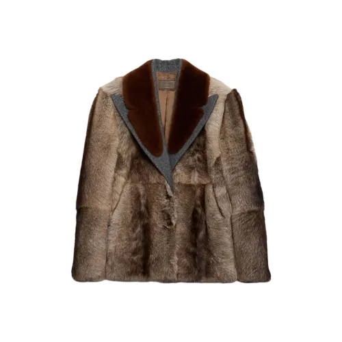 PRADA Кофе Женские Меховые изделия