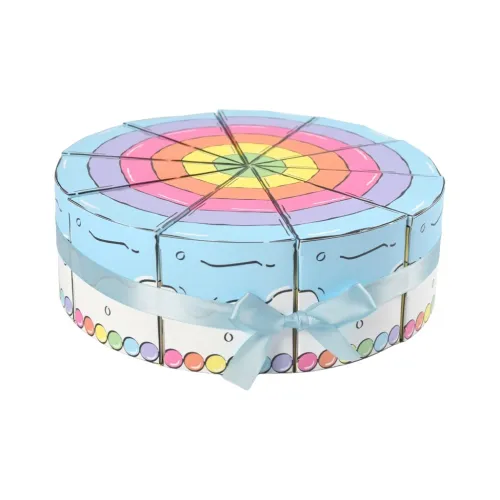 Princess Lovers Милый Креативный Треугольник Торт Форма Вечеринка Коробка DIY Игрушки