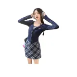 Полудлинная короткая юбка [одиночная упаковка]