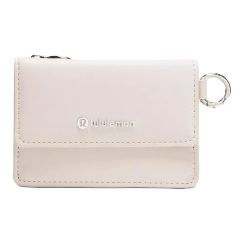 lululemon Картхолдер из искусственной кожи стандартный унисекс бежевый