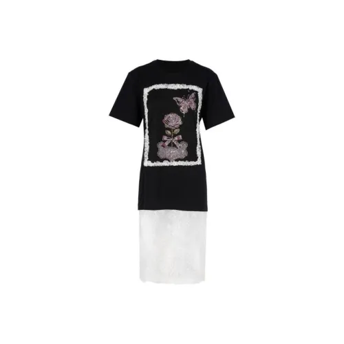 TCH Короткий рукав Платье Женское