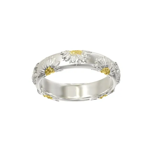 Mouhooland 925 стерлинговое серебро покрытие белым золотом 925 стерлинговое серебро покрытие 18K золотом кольца унисекс