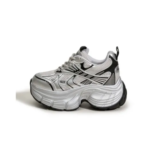 GDXF Амортизация Устойчивый к истиранию Дышащий Увеличивающий высоту Низкий Топ Кроссовки с подошвой Женские