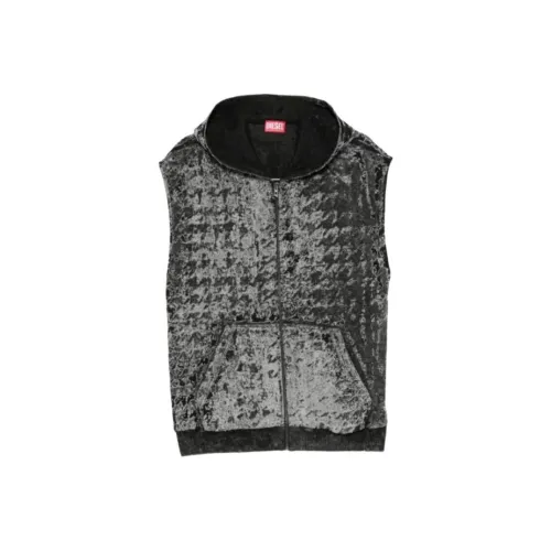 DIESEL Мужские черные жилеты