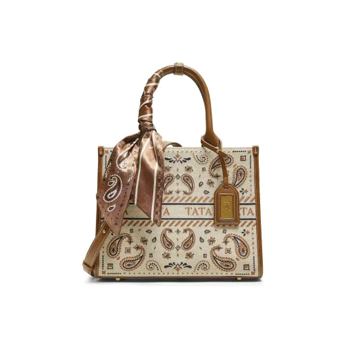 TATA Ткань Тоут Сумка Сумка для покупок Сумка среднего размера Женская Абрикосово-коричневый