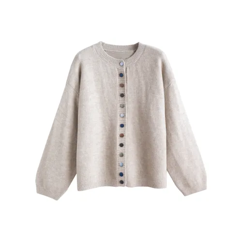 Tonlion Кремово-серый Кофе Женские Трикотаж