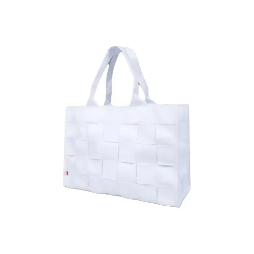 Supreme Ткань Тоут Сумка Сумка для покупок Сумка Большая Унисекс Белая