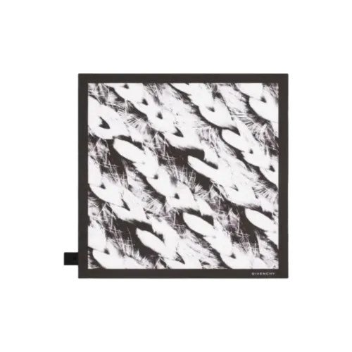 Givenchy Шелковые шарфы Мужской Черный Серый Белый