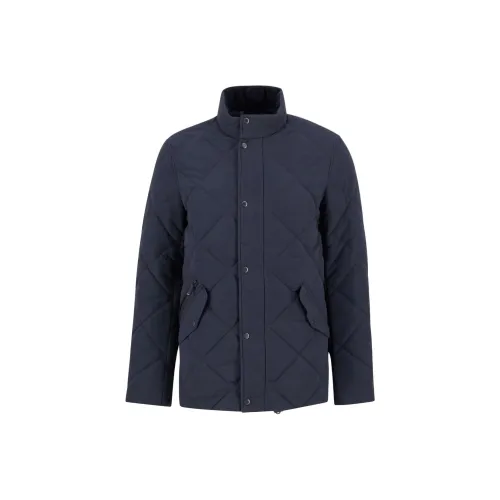 BARBOUR Морской Синий Мужской Пуховик