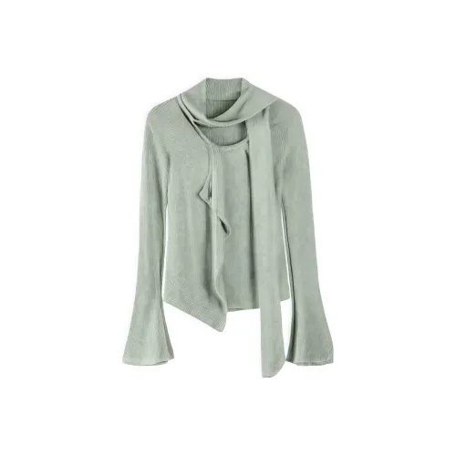 KYKW Мятно-зеленые женские футболки T