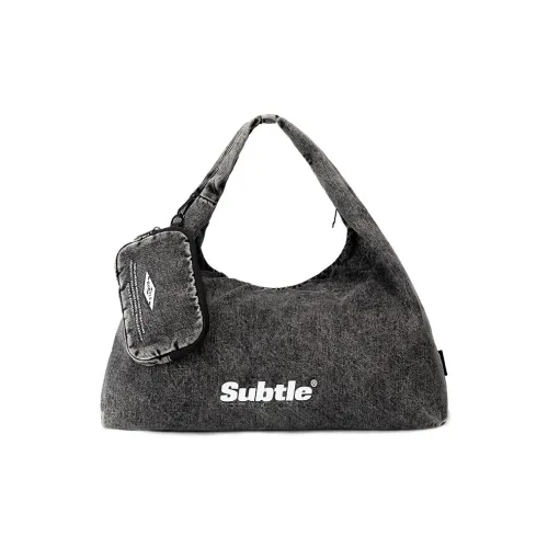 Тонкая тканевая сумка среднего размера унисекс серия Nebula черного цвета