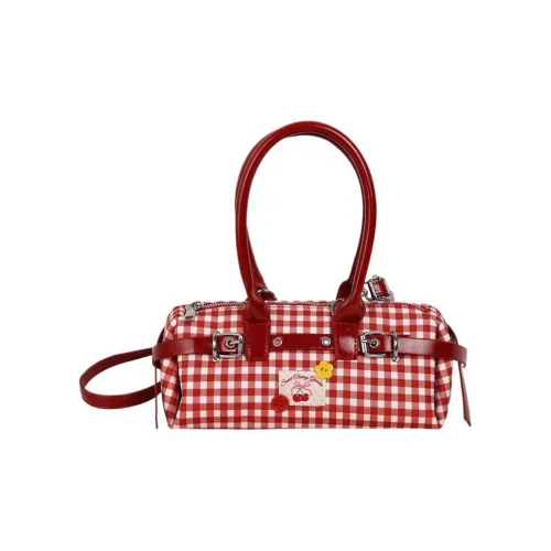 Juju Jimmy Canvas Bag Standard Women's Red Juju Jimmy Холст Сумка Стандартная Женская Красная