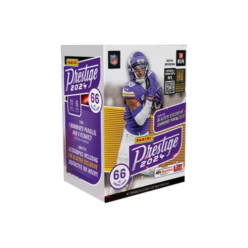 PANINI 2024 Регби Футбол NFL PRESTIGE Коллекция Prestige Football Blaster Спортивные Карты Целая Коробка Одиночная Упаковка