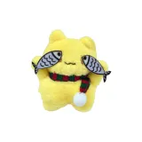 Желтый шарф с котенком