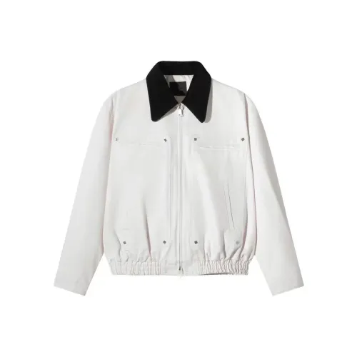 Wang Leshi Экрю Женские Куртки