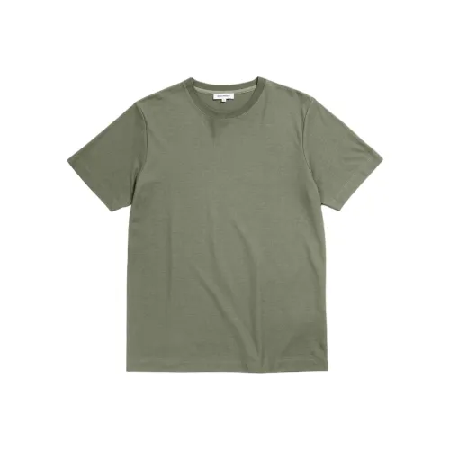 NORSE PROJECTS Грязно-серый Зеленый Мужские T-рубашки