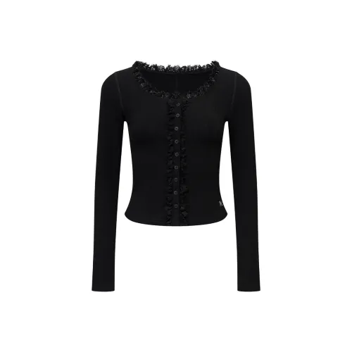 Ariseism Обычный Дизайн Inspired Асимметричный Длинный Рукав Т-Рубашка Для Женщин Осенний Облегающий крой Топ Женские