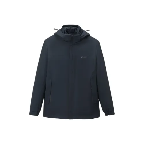 HLA Темно-синий Синий T6 Мужская Куртка