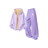 [Thickened и с флисовой подкладкой] Вишневый цветок K Таро фиолетовый + Вишневый цветок K фиолетовый