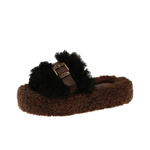 Puppytown Резиновый Birkenstock Стиль Позиционирование Хлопок Тапочки Женские