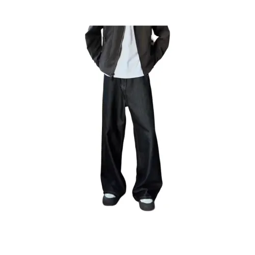 CARE NOTE Черные Унисекс Джинсы