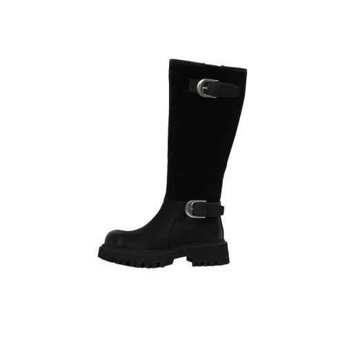 Shoe Lady Универсальный Knight Boots Колено Высокие сапоги 5 см Женские