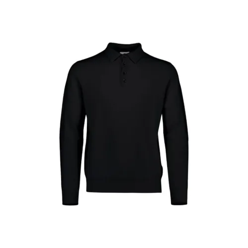 ALLUDE Черные Мужские Кашемировые Свитера