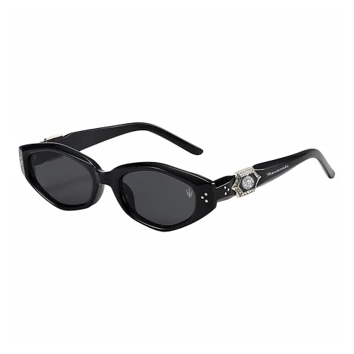 Maserati TR Memorial Plastic Metal Cat Eye Sunglasses Unisex Мазерати TR Memorial Пластик Металл Кошачий глаз Солнцезащитные очки Унисекс