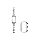 Серебристый Розовый Ромб + Однобортный Вырез Серебряный Ромб Чехол