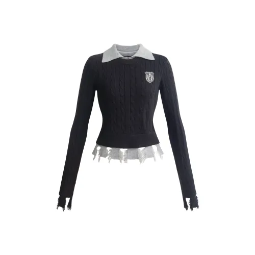 UNIFREE Черные Женские Свитера