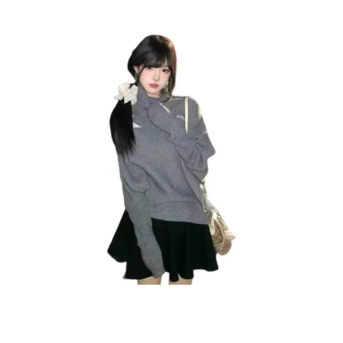 OURUOKE Серый Женский Трикотаж