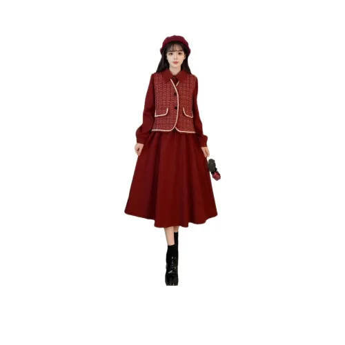 Genius Pooh Женская одежда >> Платье Длинный рукав Женское