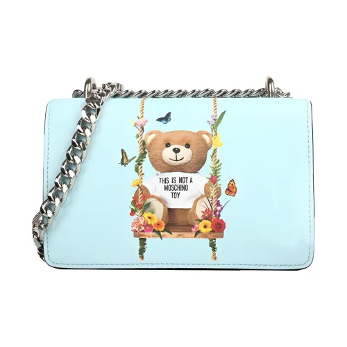 MOSCHINO Сумка с цепочкой Сумка через плечо Женская Синяя