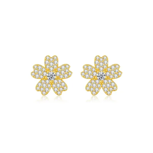 KLFOOK 925 стерлинговое серебро искрящийся нишевый роскошный универсальный премиум аксессуар для ушей инкрустированный женский