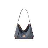 Снежинка & Синий & Шоколадный Коричневый