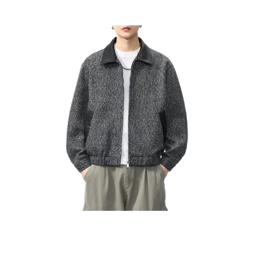 ZENGZHI Куртка Свободный крой Прямой крой Унисекс