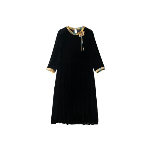 To The West Длинное Платье с Длинными Рукавами Женское