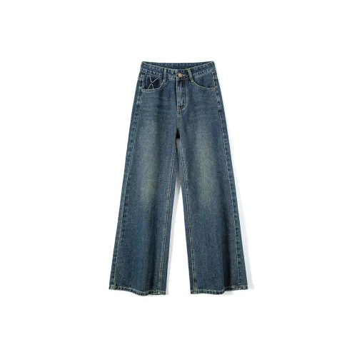 Devanro Моне Серые Брюки Женские Джинсы