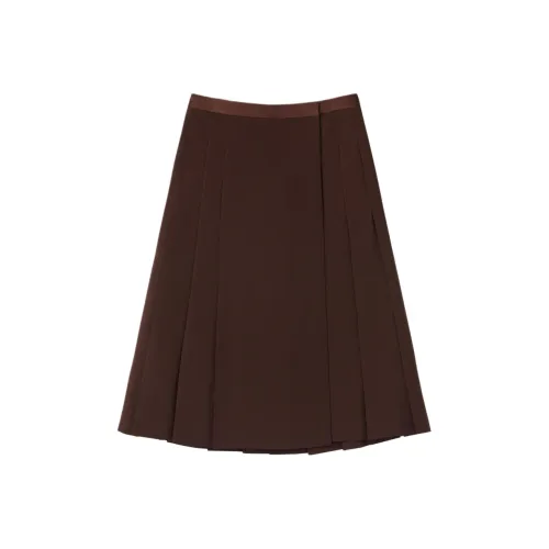 RECTO FW25 Плиссированная WRAP Юбка Повседневная Длинная Юбка Женская