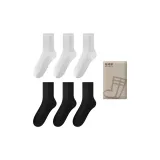 [6 упаковок] Белый 3 + Черный 3