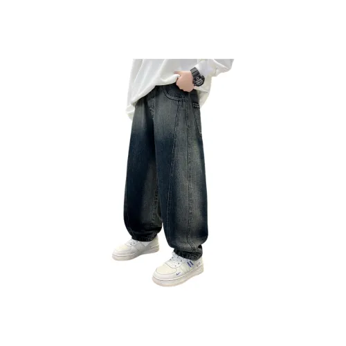 Little redfish Синие Джинсы для школьного возраста