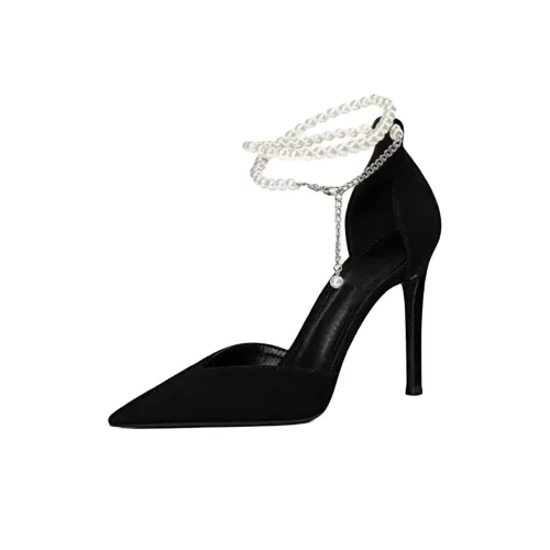 7 SEVFUN Узкий каблук Высокие каблуки Женские Черный